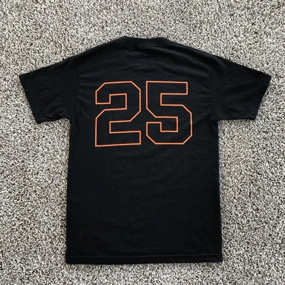 Undefeated x San Francisco Giants UNDFTD We Are Giants Orange Stencil Tee Shirt
